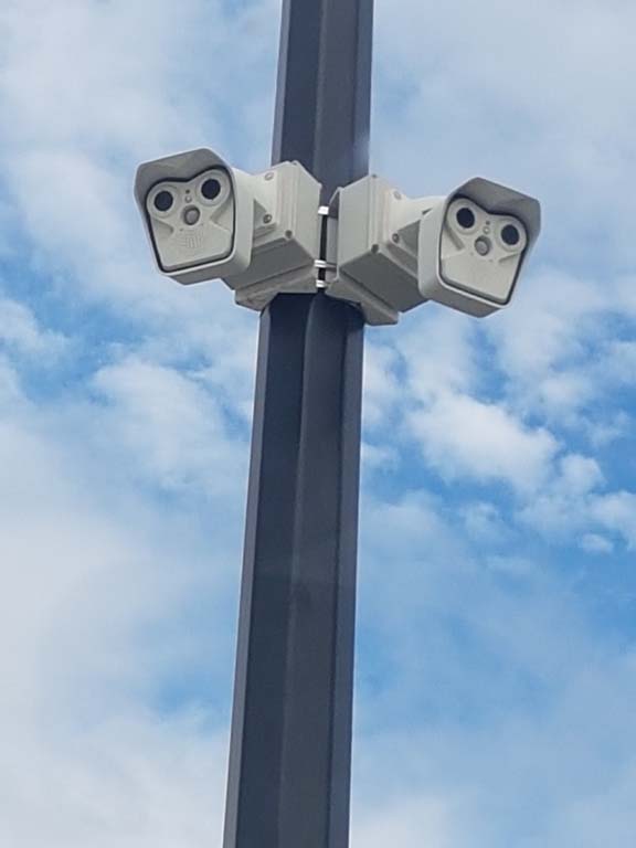 EDN commercial CCTV security camera installation