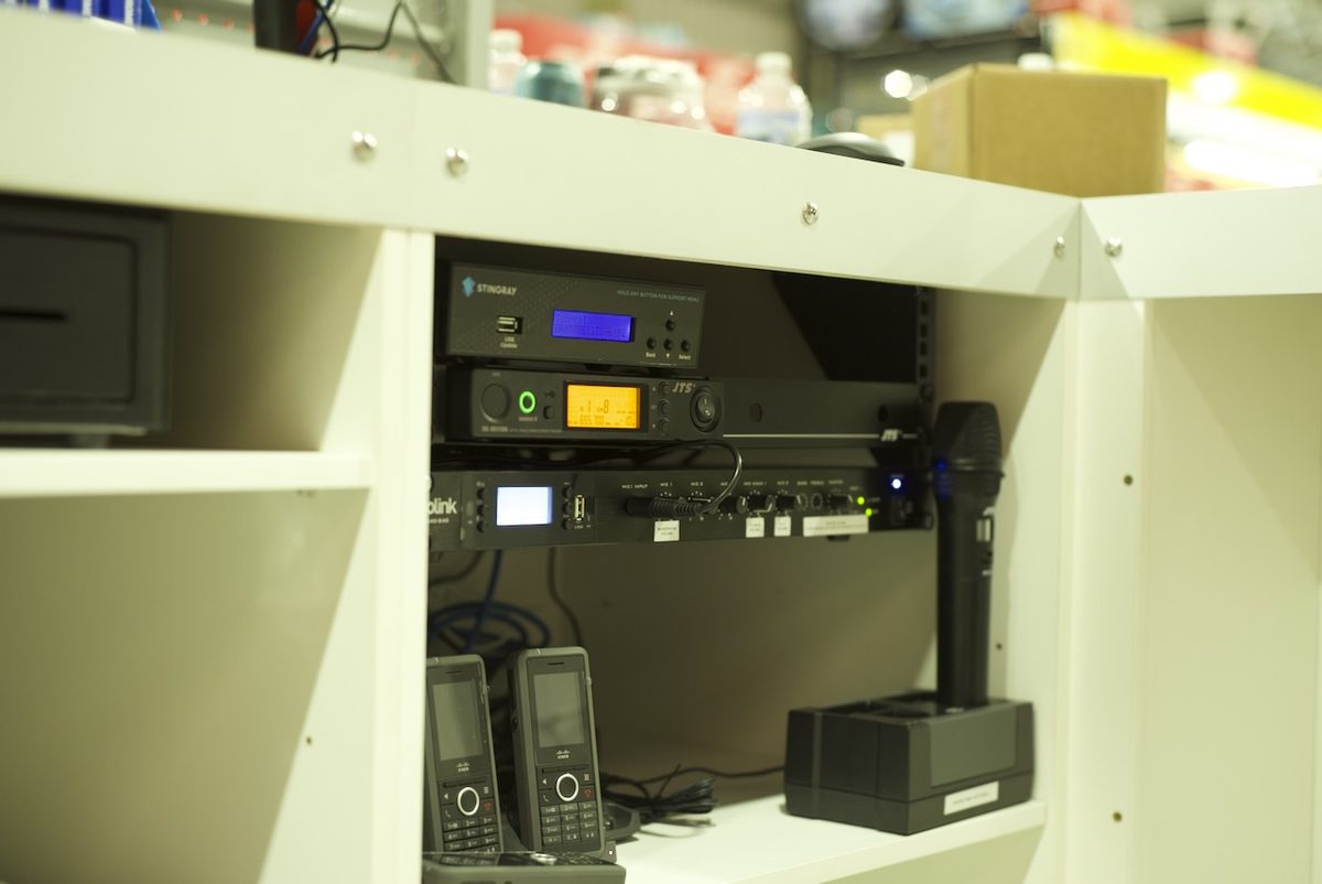 Communications rack and network infrastructure installed by EDN at Total Tools Echuca