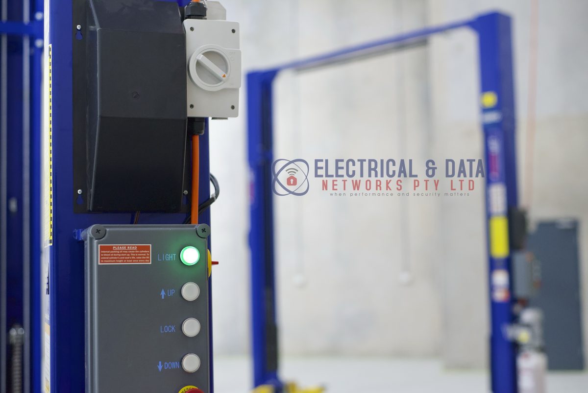 Commercial plant control panel wired and commissioned by EDN